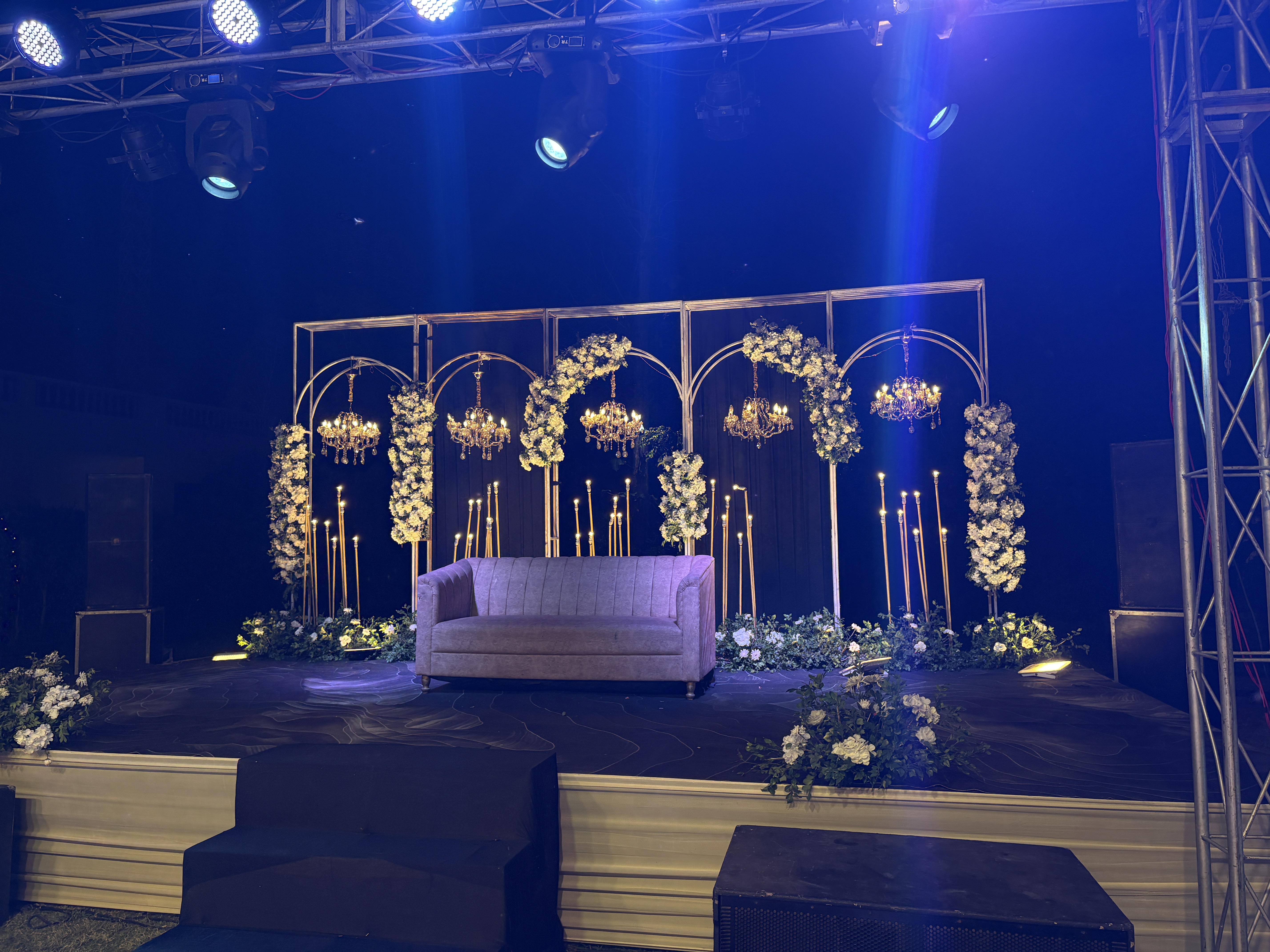 Sangeet wedding photo at Corbett Wild Resort